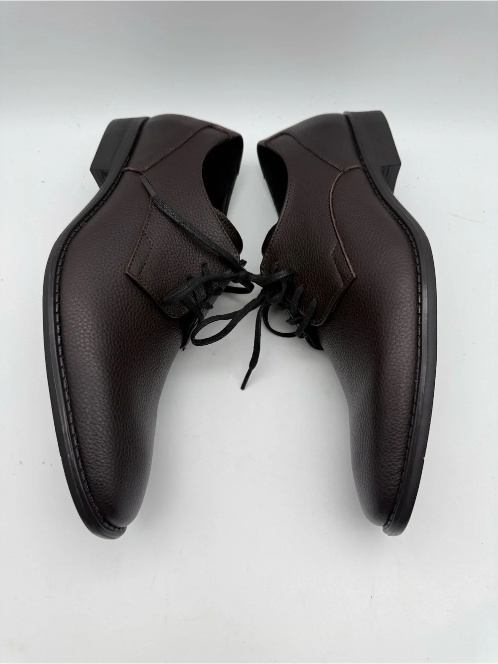 BRAND NEW Calvin Klein Men's Ripley Tumbled Leather Dark Brown Men’s Size 10.5
